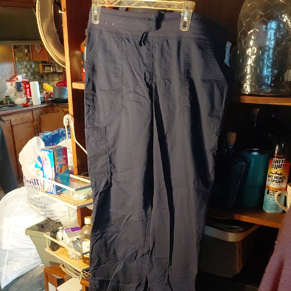 Koi Men's Dark Blue Cargo Pants